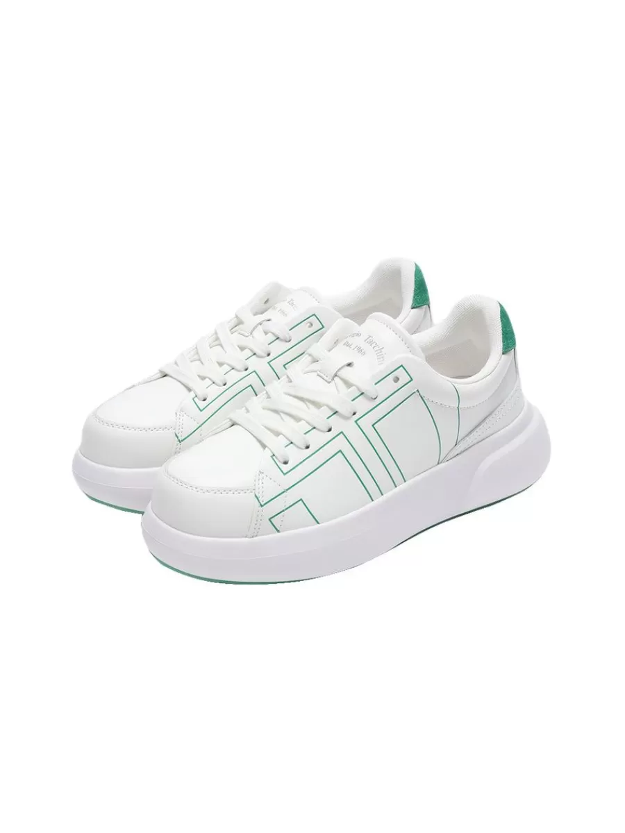 For The Court>Sergio Tacchini 1966 Court Sneaker- White/ Multi