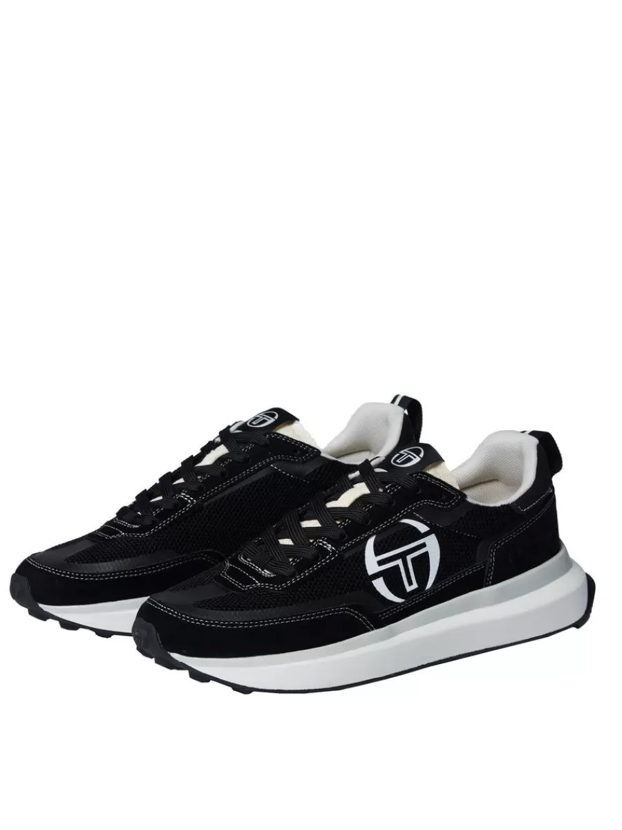 Shoes>Sergio Tacchini 70'S Racer Sneaker- Raven/ Antique White/ December Sky