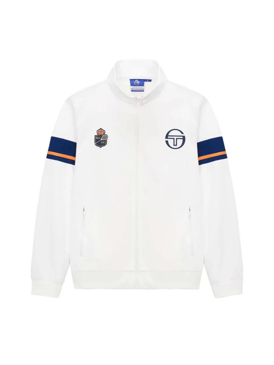 Tracksuits>Sergio Tacchini Ace Staff Track Jacket- Off White