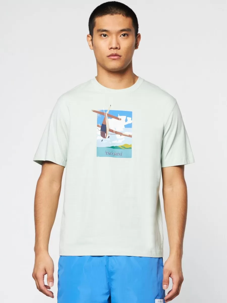 Matching Separates>Sergio Tacchini Aereo T-Shirt- Surf Spray