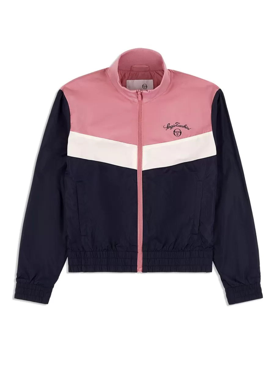 Nylon>Sergio Tacchini Ancona Windbreaker- Wild Rose