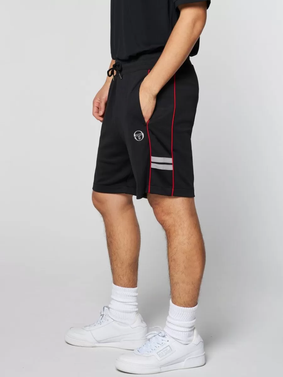 Shorts And Swim>Sergio Tacchini Ascot Track Short- Black