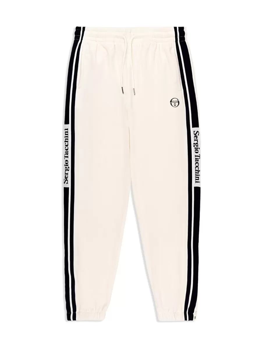 Velour>Sergio Tacchini Atri Velour Track Pant- Gardenia