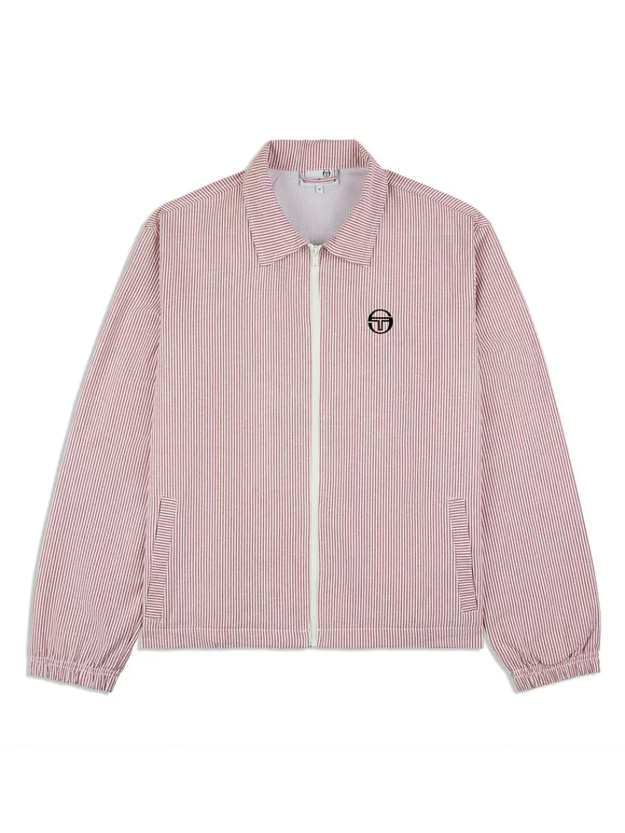 Matching Separates>Sergio Tacchini Benvolio Oxford Jacket- Wild Rose