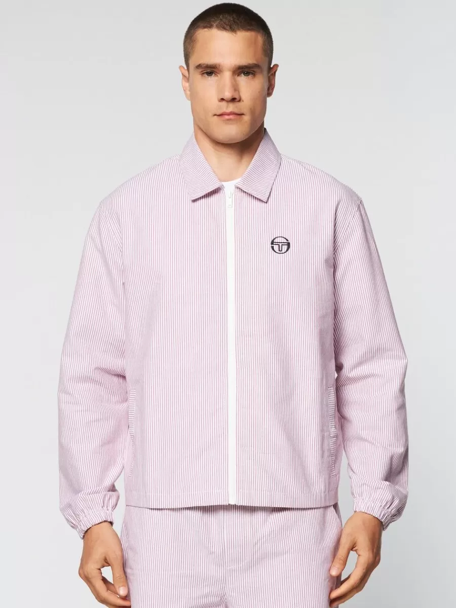 Matching Separates>Sergio Tacchini Benvolio Oxford Jacket- Wild Rose