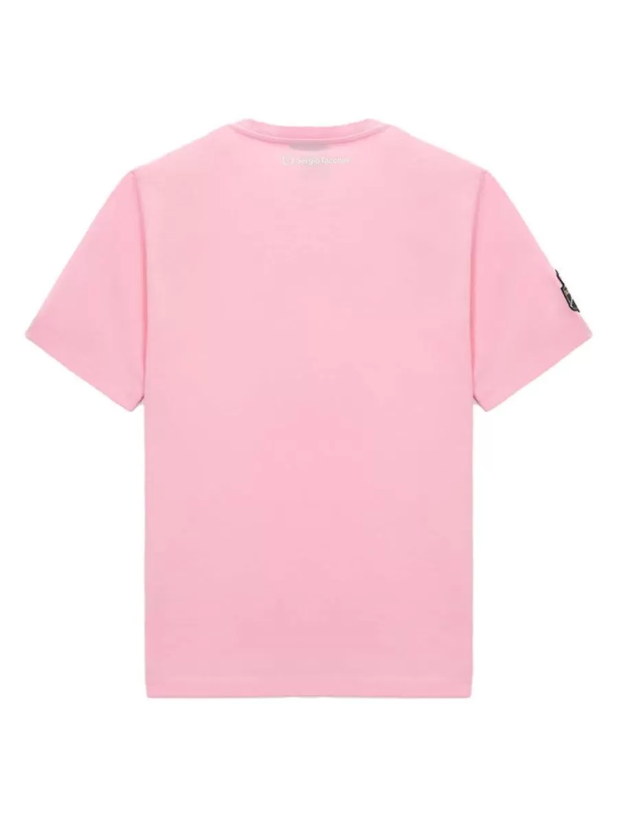 For The Court>Sergio Tacchini Bimane Mch T-Shirt- Light Pink