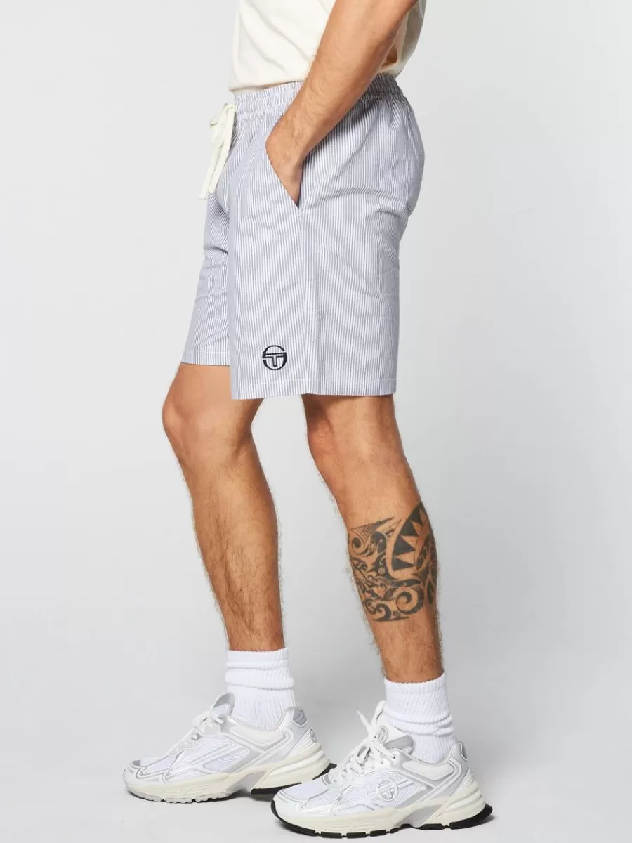 Matching Separates>Sergio Tacchini Cosimo Oxford Shorts- Maritime Blue