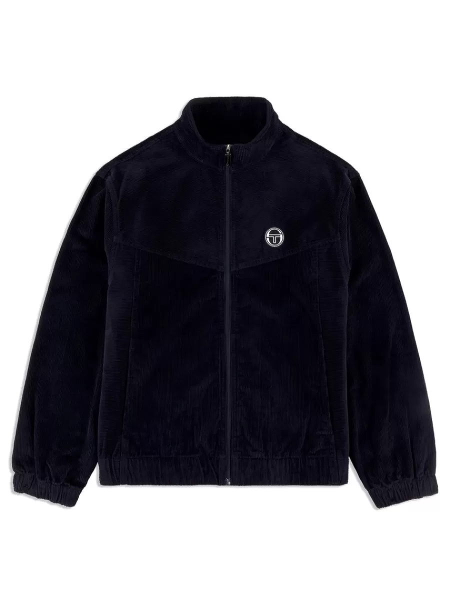 Jackets>Sergio Tacchini Coste Zip-Up Jacket- Maritime Blue