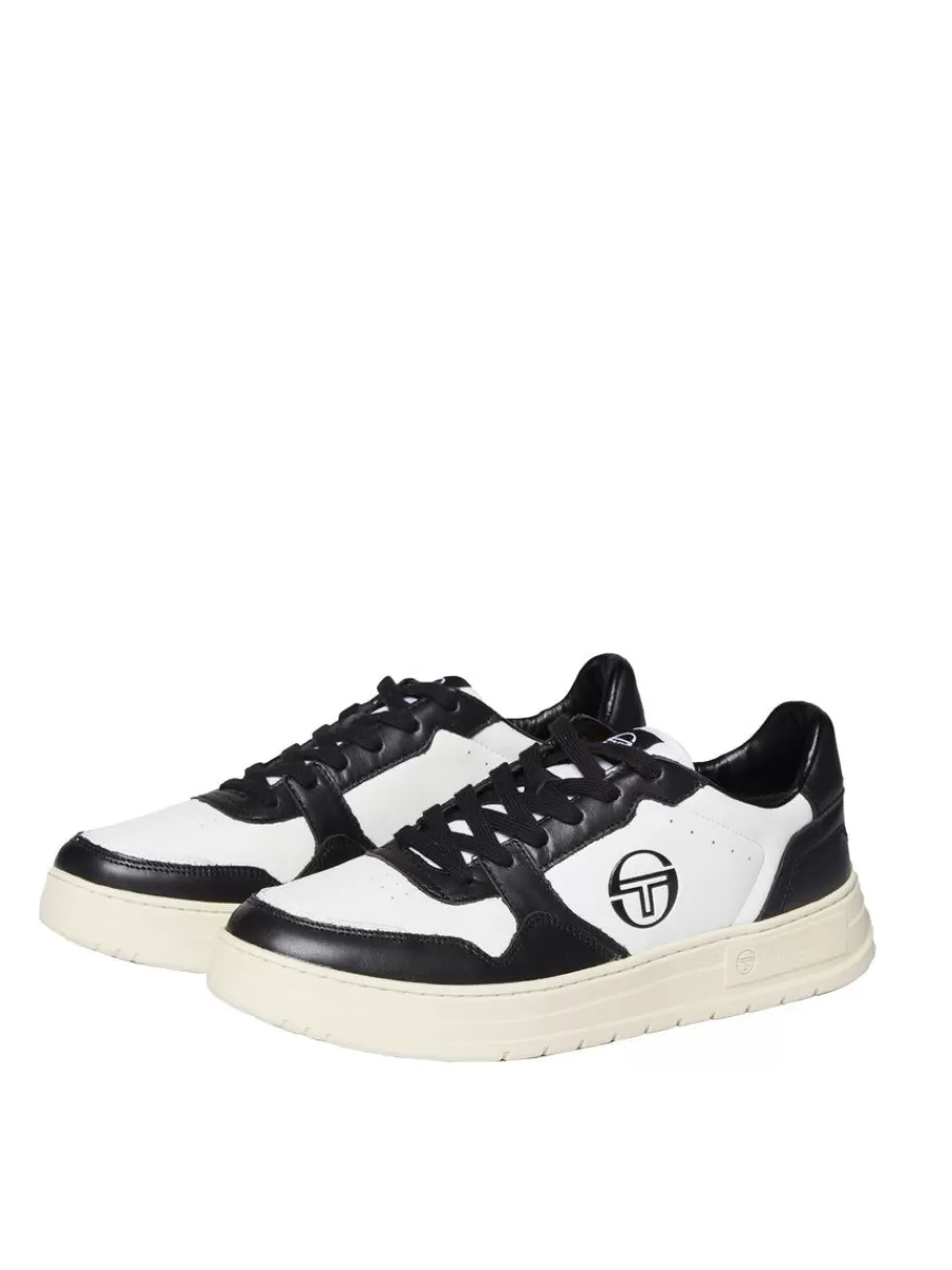 Shoes>Sergio Tacchini Court Classic Mp Sneaker- Antique White/ Seedpearl/ Raven