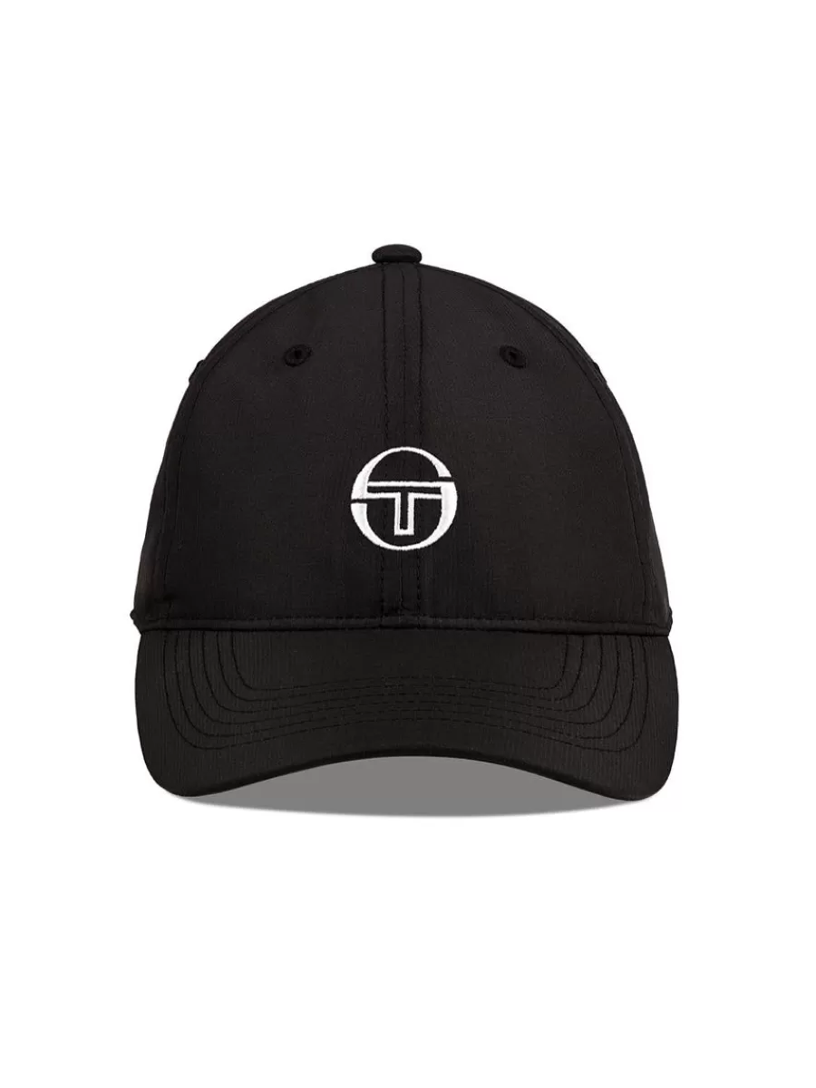 Headwear>Sergio Tacchini Court Hat- Black Beauty