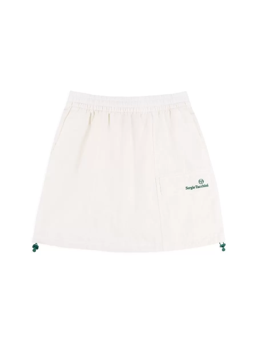 View All>Sergio Tacchini Crew Woven Skirt- Gardenia