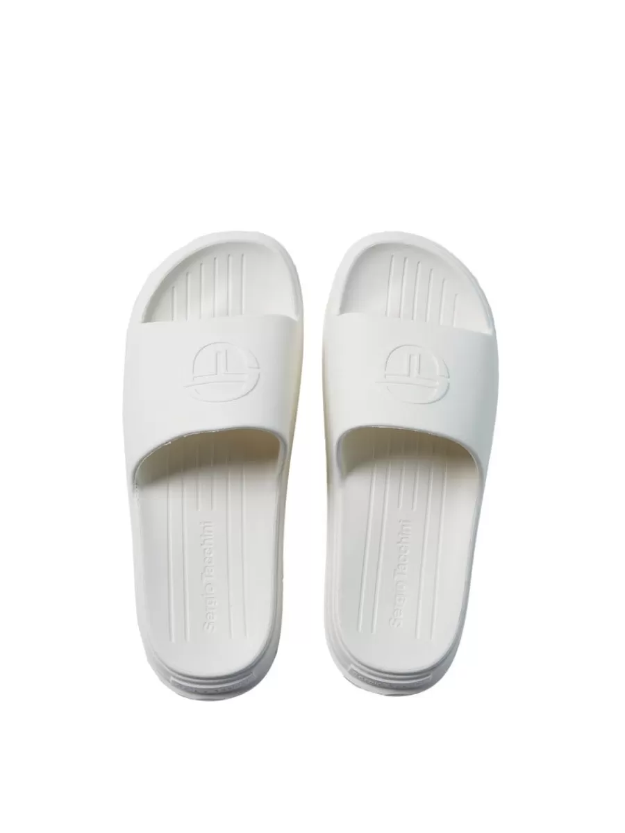 Shoes>Sergio Tacchini Cup Slide- White