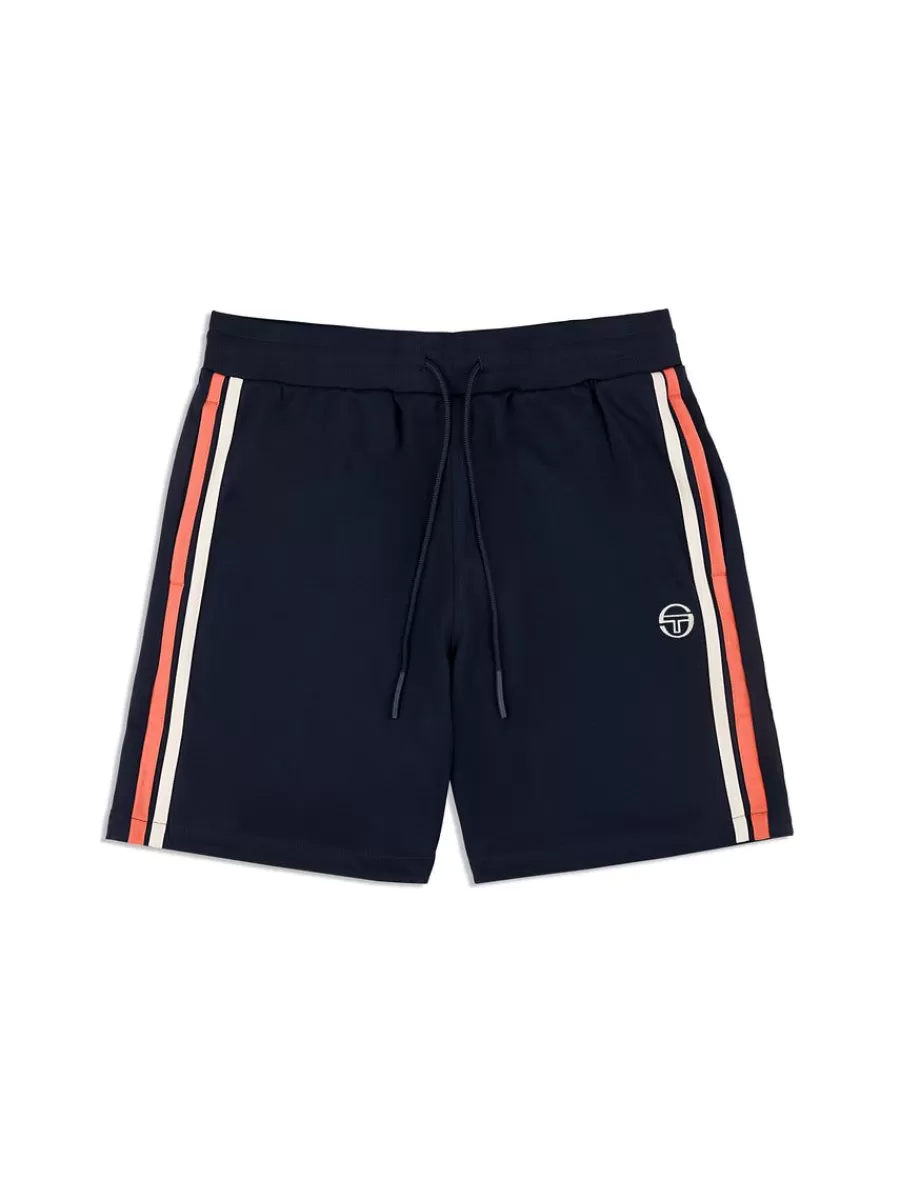 The Essentials>Sergio Tacchini Damarindo Short Archivio- Gardenia/ Maritime Blue