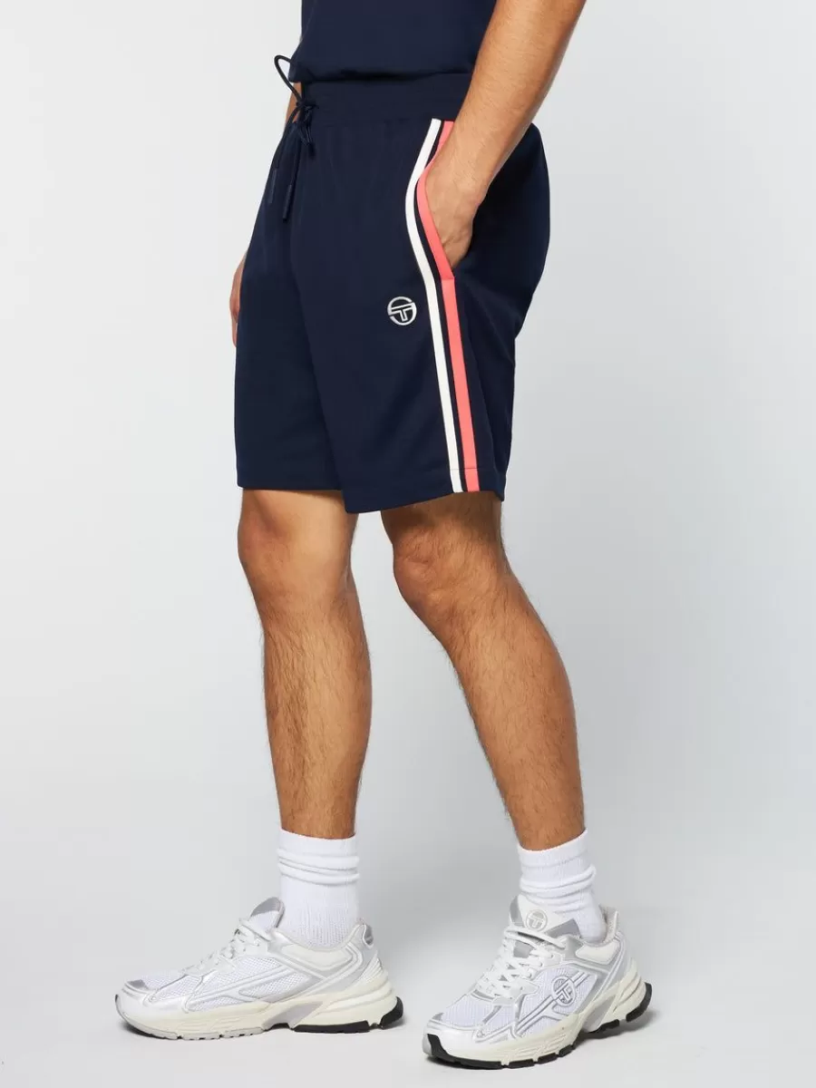 The Essentials>Sergio Tacchini Damarindo Short Archivio- Gardenia/ Maritime Blue