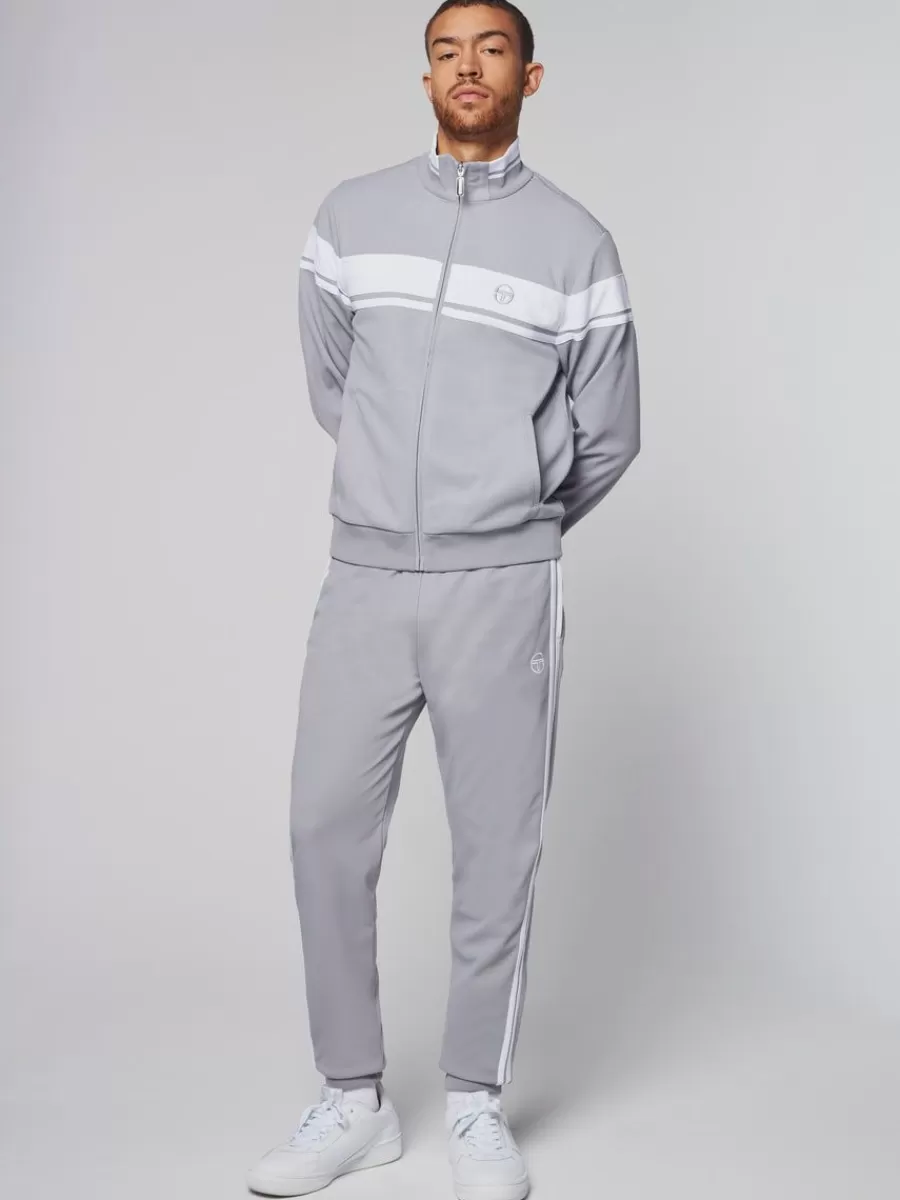 Tracksuits>Sergio Tacchini Damarindo Track Jacket- Sleet/ White