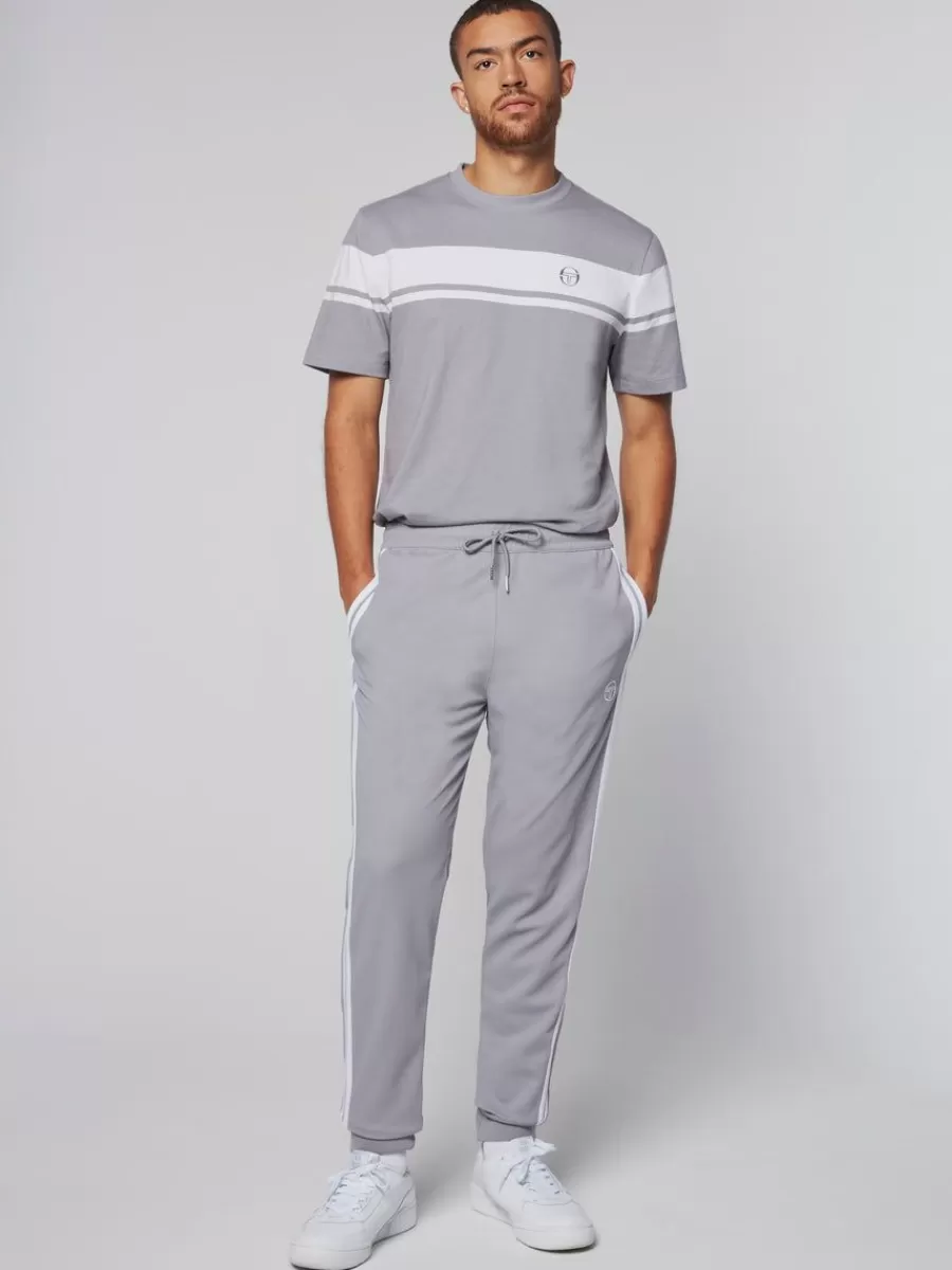 Tracksuits>Sergio Tacchini Damarindo Track Pant- Sleet/ White