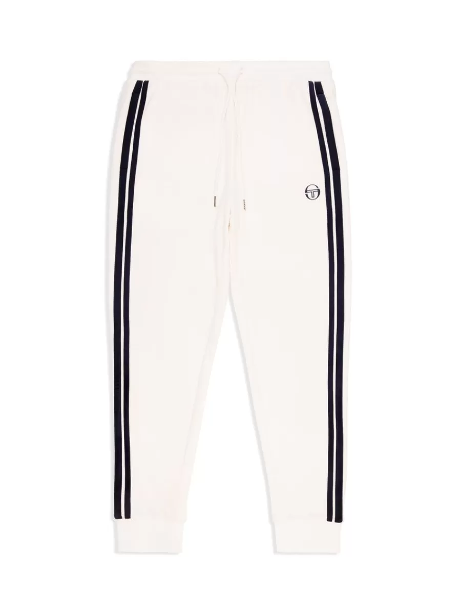 Tracksuits>Sergio Tacchini Damarindo Velour Track Pant- Gardenia