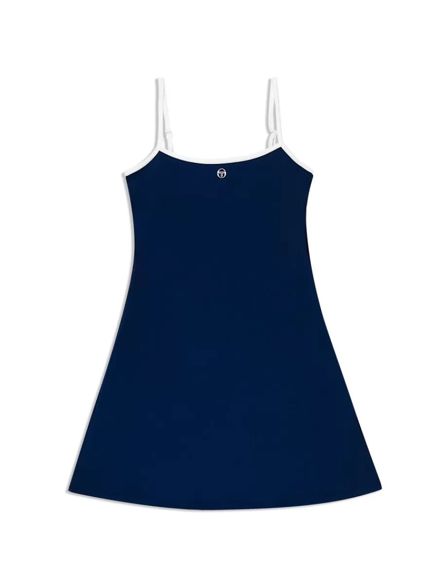 For The Court>Sergio Tacchini Elisa Dress- Maritime Blue