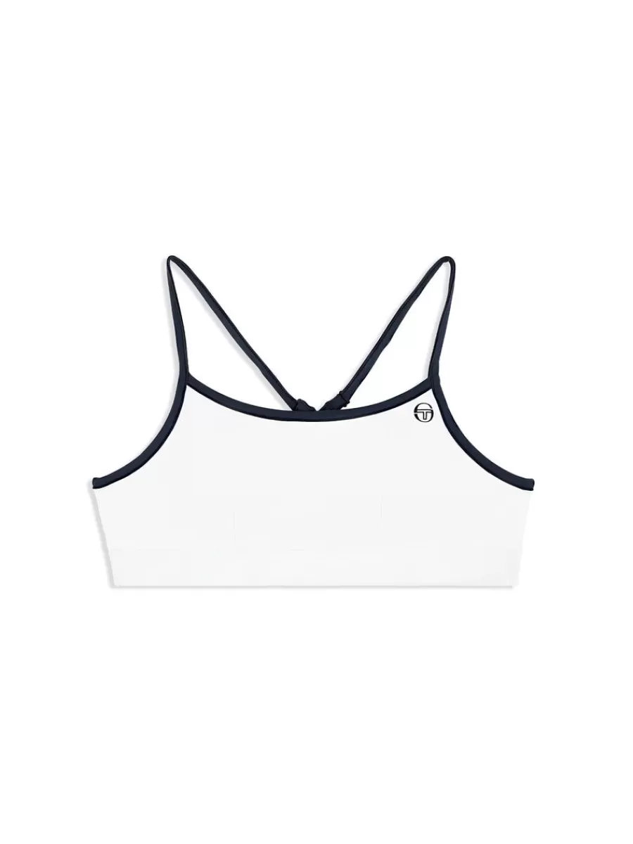 Tops And Sports Bras>Sergio Tacchini Elisa Sports Top- Brilliant White