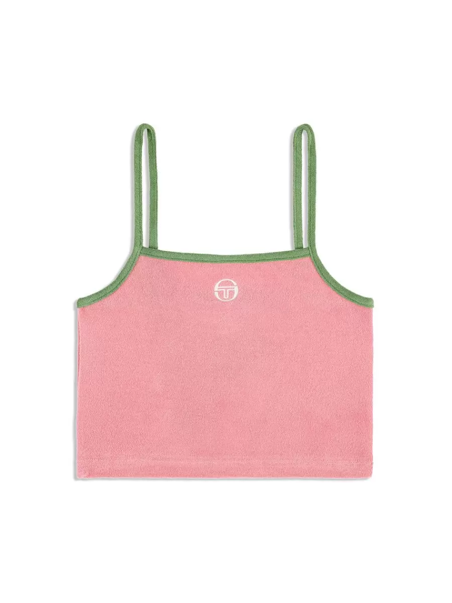 Tops And Sports Bras>Sergio Tacchini Florence Tank- Wild Rose