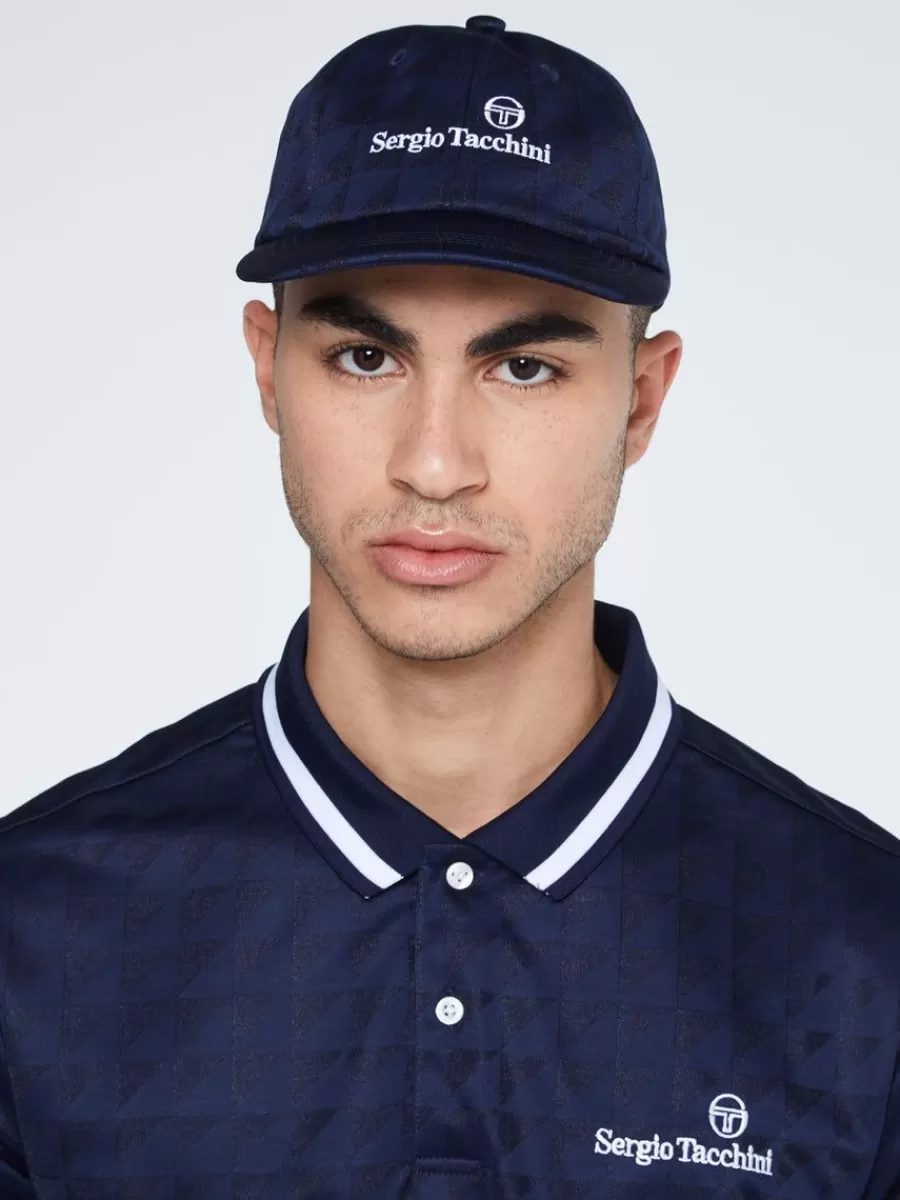 Headwear>Sergio Tacchini Geo Cap-Maritime Blue