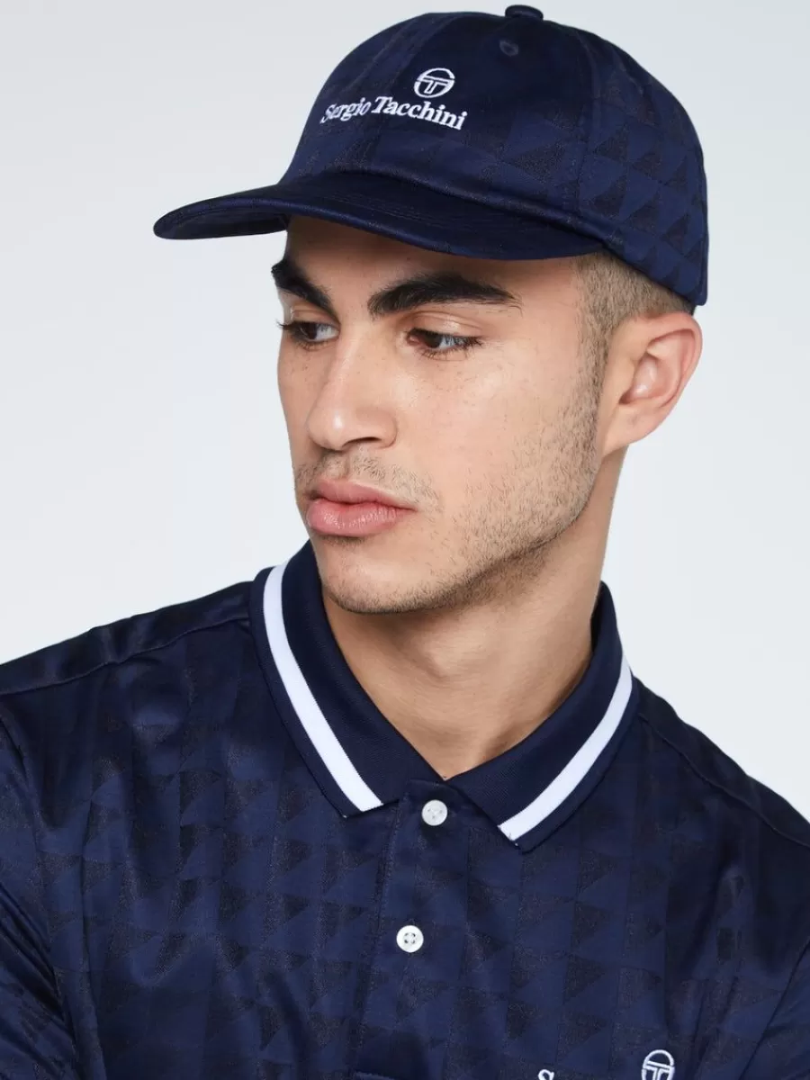 Headwear>Sergio Tacchini Geo Cap-Maritime Blue