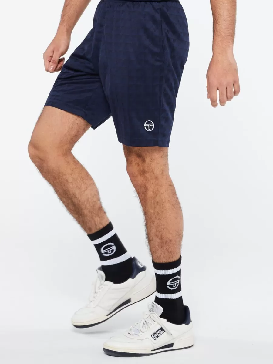 View All>Sergio Tacchini Geo Short-Maritime Blue