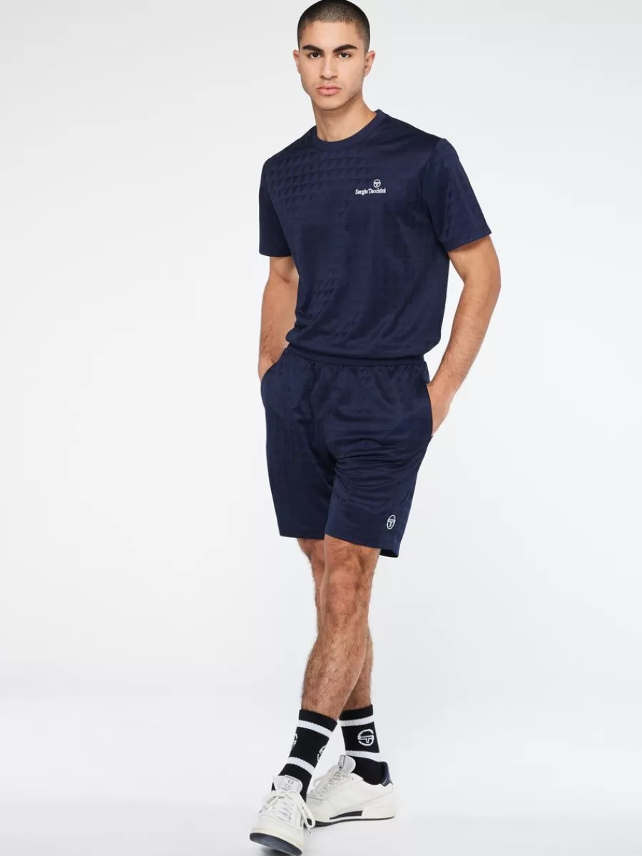 View All>Sergio Tacchini Geo Short-Maritime Blue