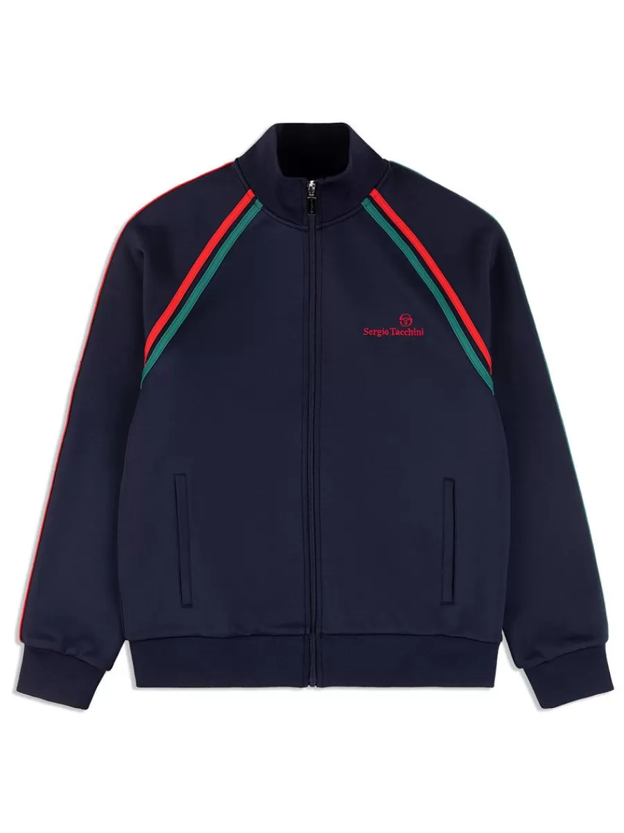 View All>Sergio Tacchini Ghibli Track Jacket Archivio- Maritime Blue