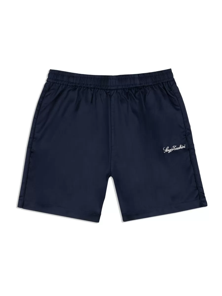 View All>Sergio Tacchini Giorgio Lounge Short- Maritime Blue