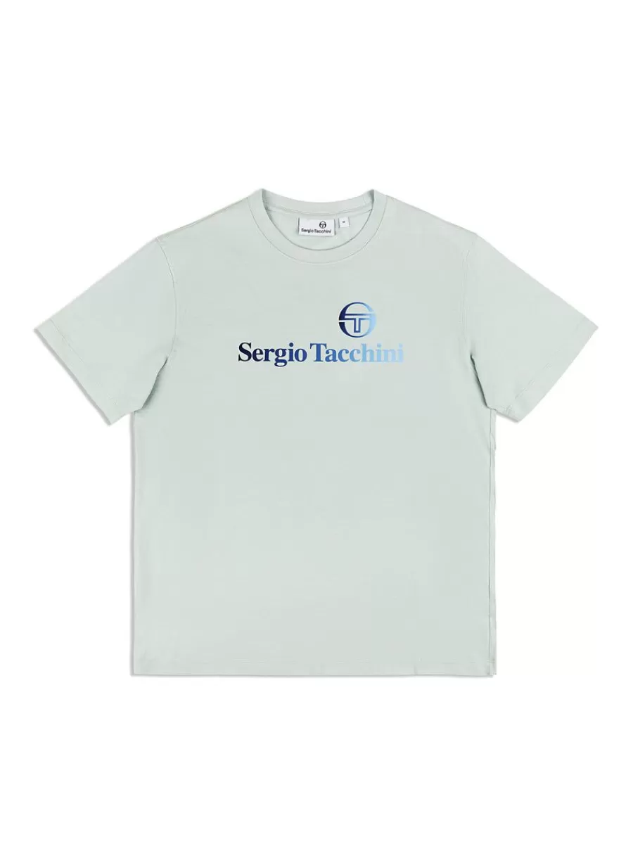 View All>Sergio Tacchini Gradiennte T-Shirt- Surf Spray