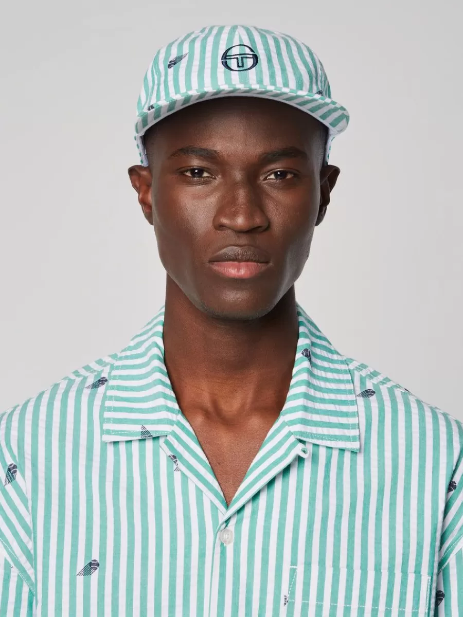 View All>Sergio Tacchini Granda Baseball Hat- Deep Mint