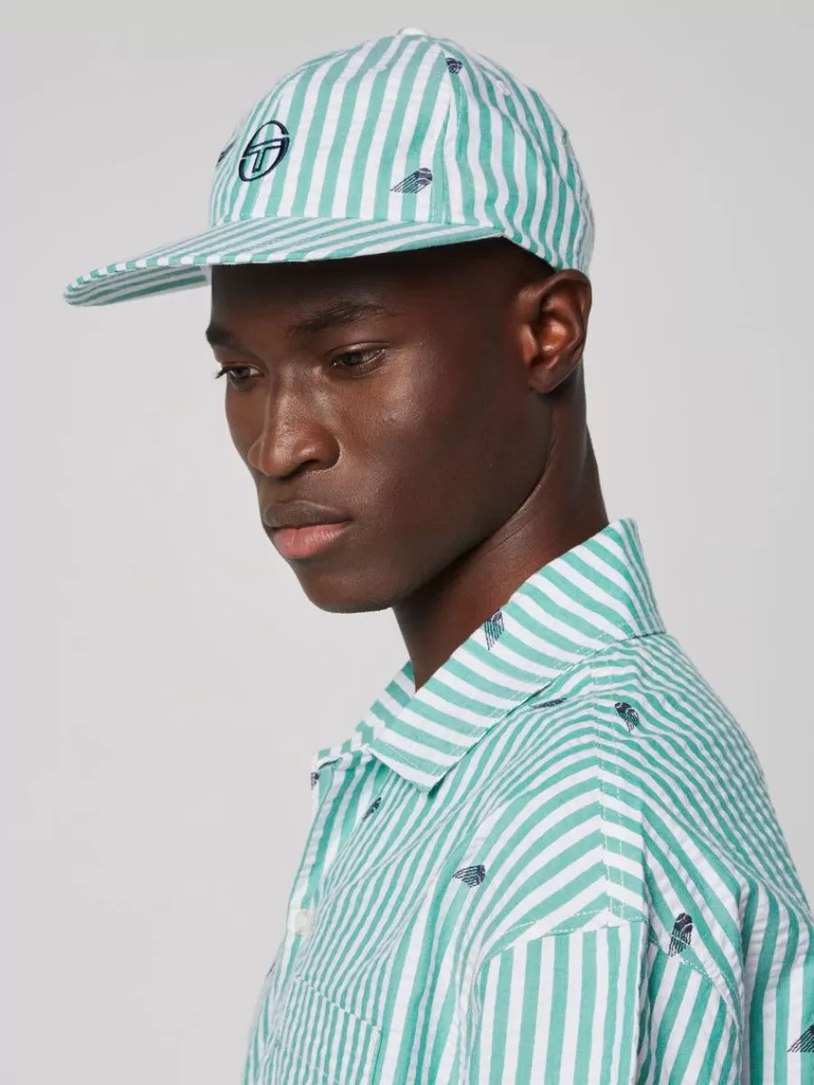 View All>Sergio Tacchini Granda Baseball Hat- Deep Mint