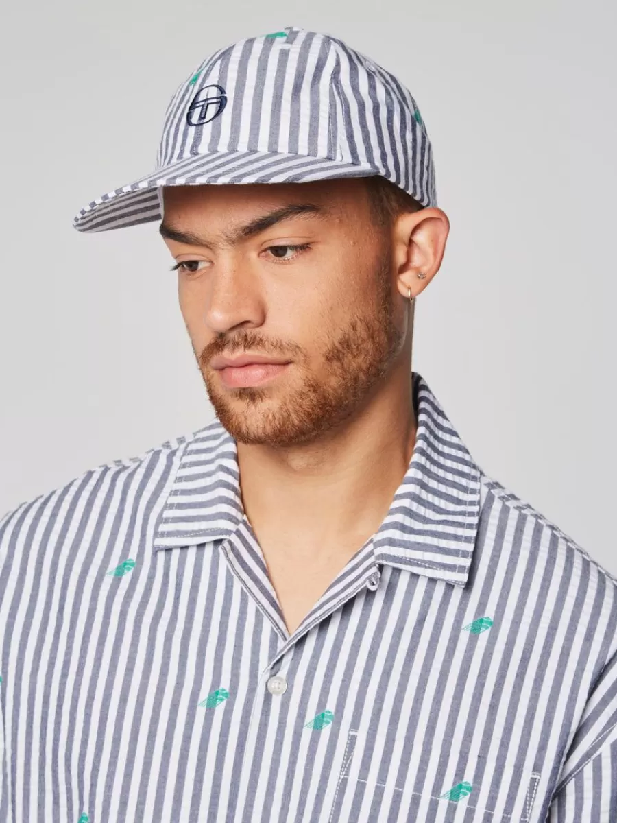 Headwear>Sergio Tacchini Granda Baseball Hat- Maritime Blue