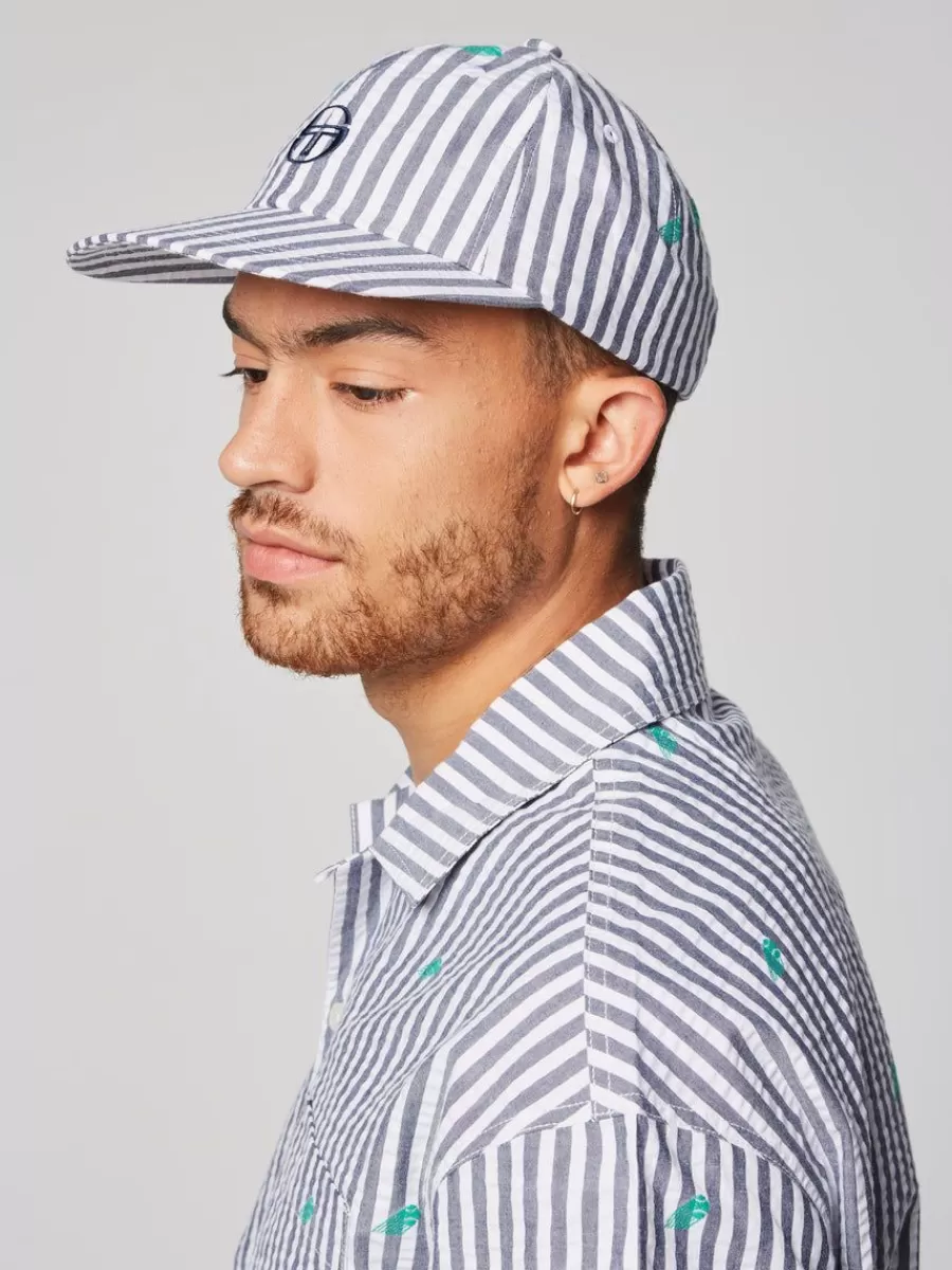 Headwear>Sergio Tacchini Granda Baseball Hat- Maritime Blue