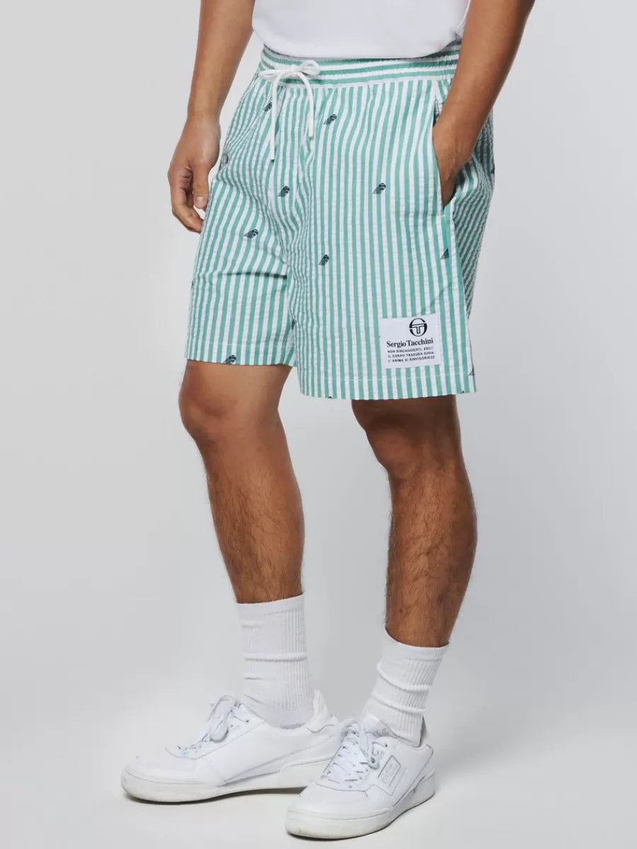 View All>Sergio Tacchini Granda Short- Deep Mint