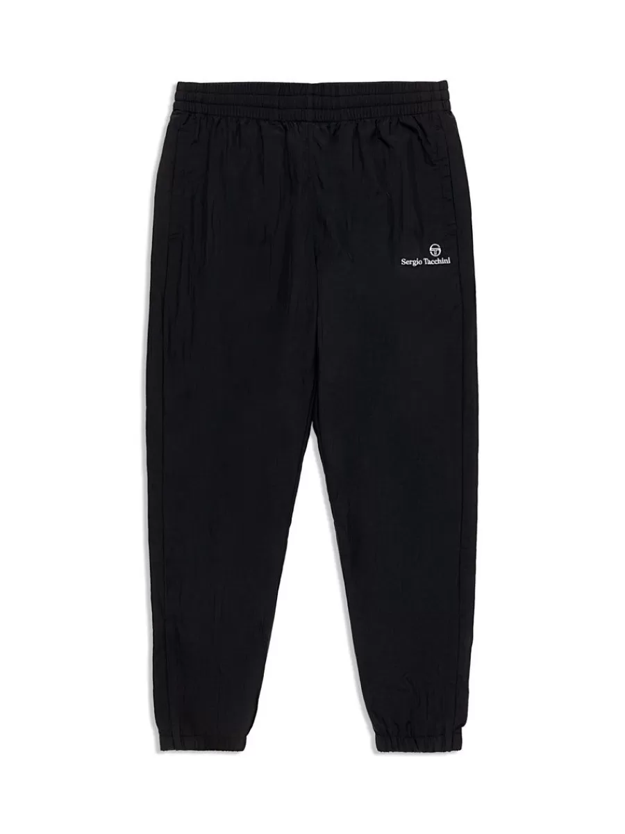 Nylon>Sergio Tacchini Griante Track Pant- Black Beauty