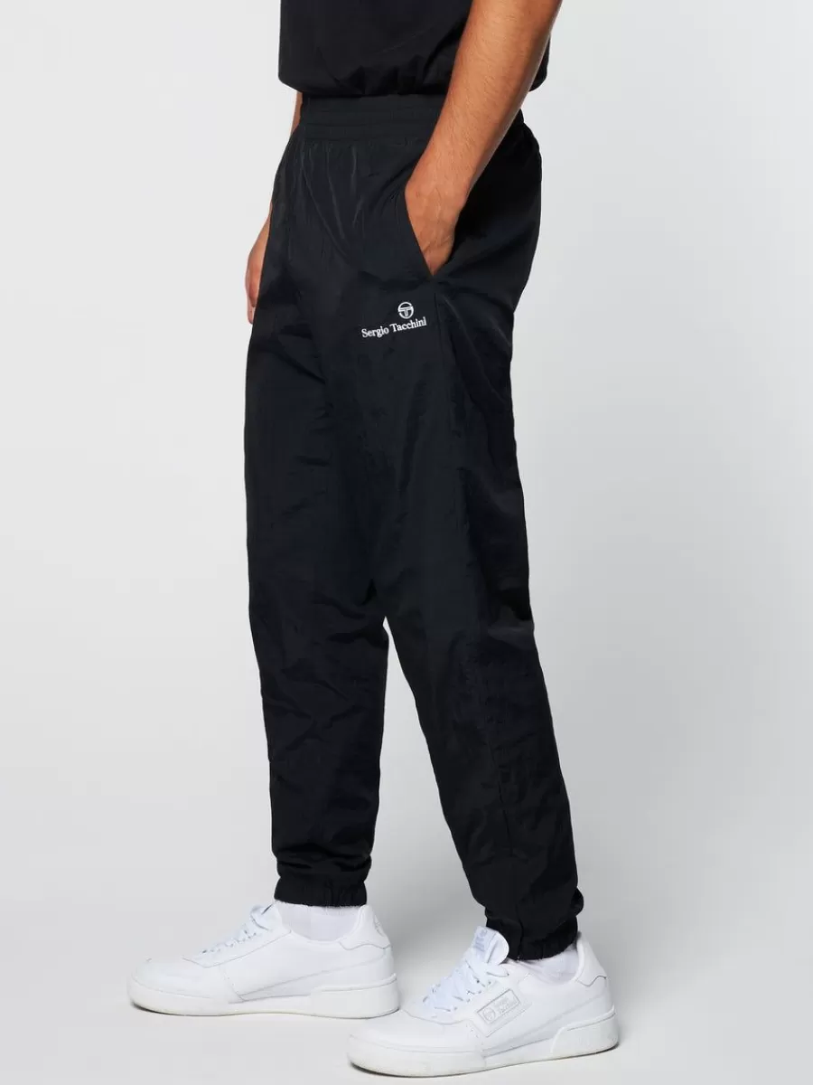 Nylon>Sergio Tacchini Griante Track Pant- Black Beauty