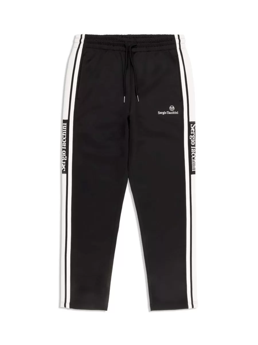 View All>Sergio Tacchini Gromo Tape Track Pant- Black Beauty
