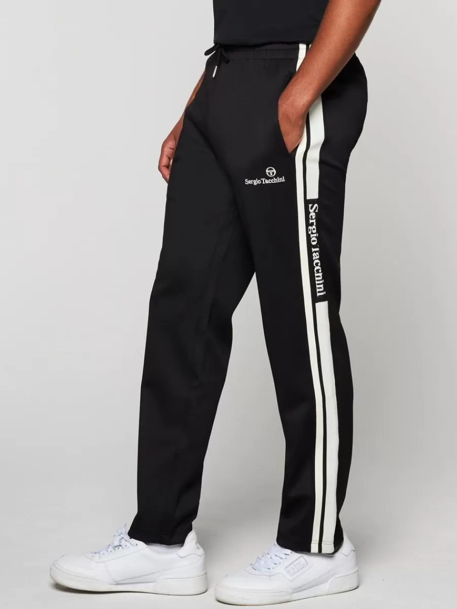 View All>Sergio Tacchini Gromo Tape Track Pant- Black Beauty