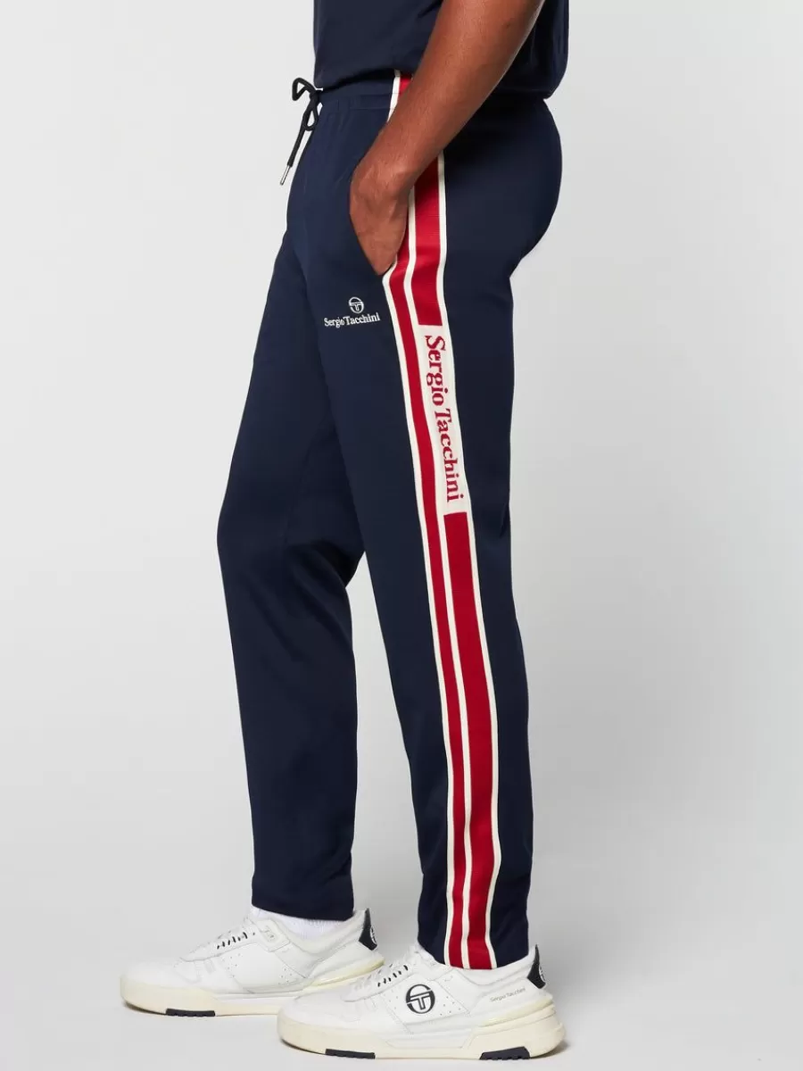 Tracksuits>Sergio Tacchini Gromo Tape Track Pant- Maritime Blue