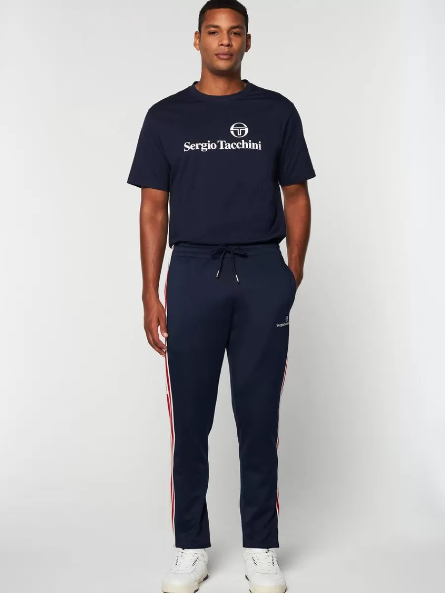 View All>Sergio Tacchini Gromo Tape Track Pant- Maritime Blue