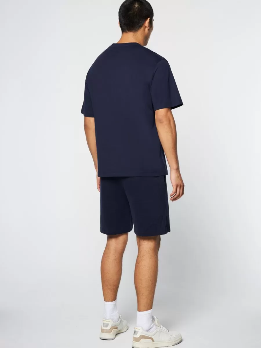 View All>Sergio Tacchini Heritage T-Shirt- Maritime Blue