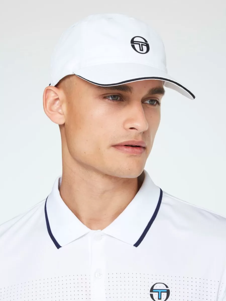 Headwear>Sergio Tacchini Innesto Cap-White/ Anthracite