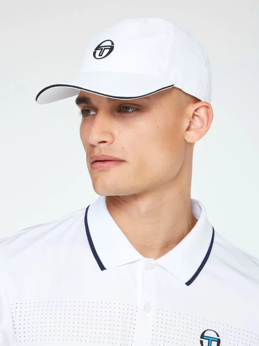 Headwear>Sergio Tacchini Innesto Cap-White/ Anthracite