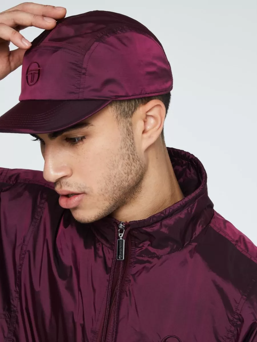 View All>Sergio Tacchini Iridescent Panel Cap-Grape Wine
