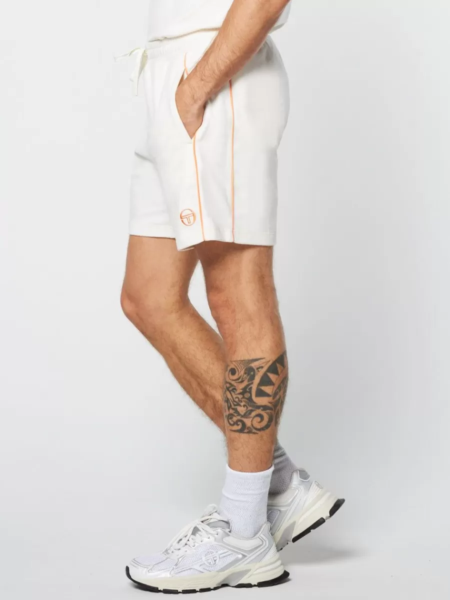 View All>Sergio Tacchini Lioni Velour Short Archivio- Gardenia