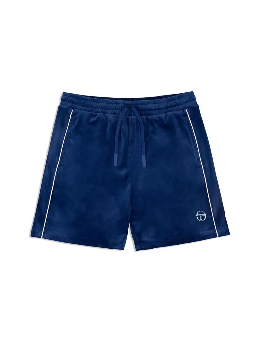 View All>Sergio Tacchini Lioni Velour Short Archivio- Limoges
