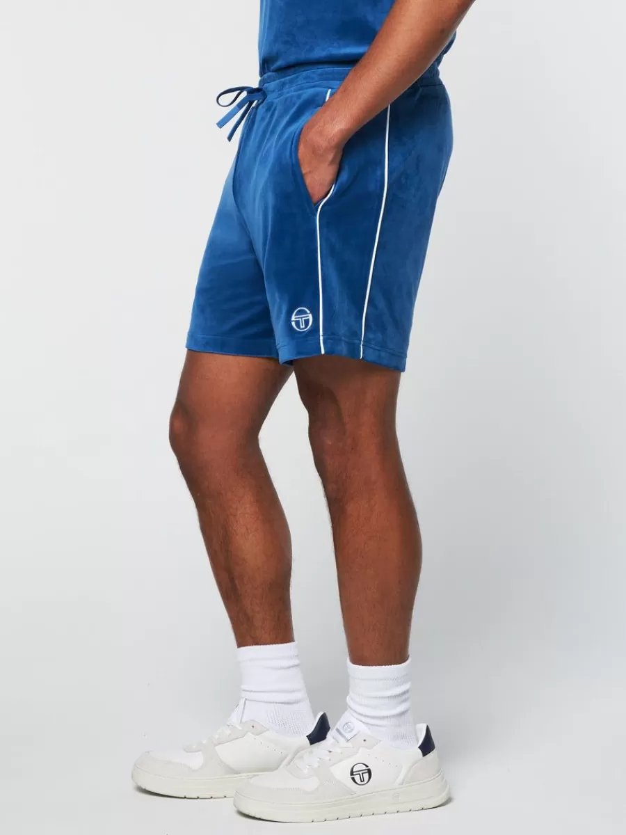 View All>Sergio Tacchini Lioni Velour Short Archivio- Limoges