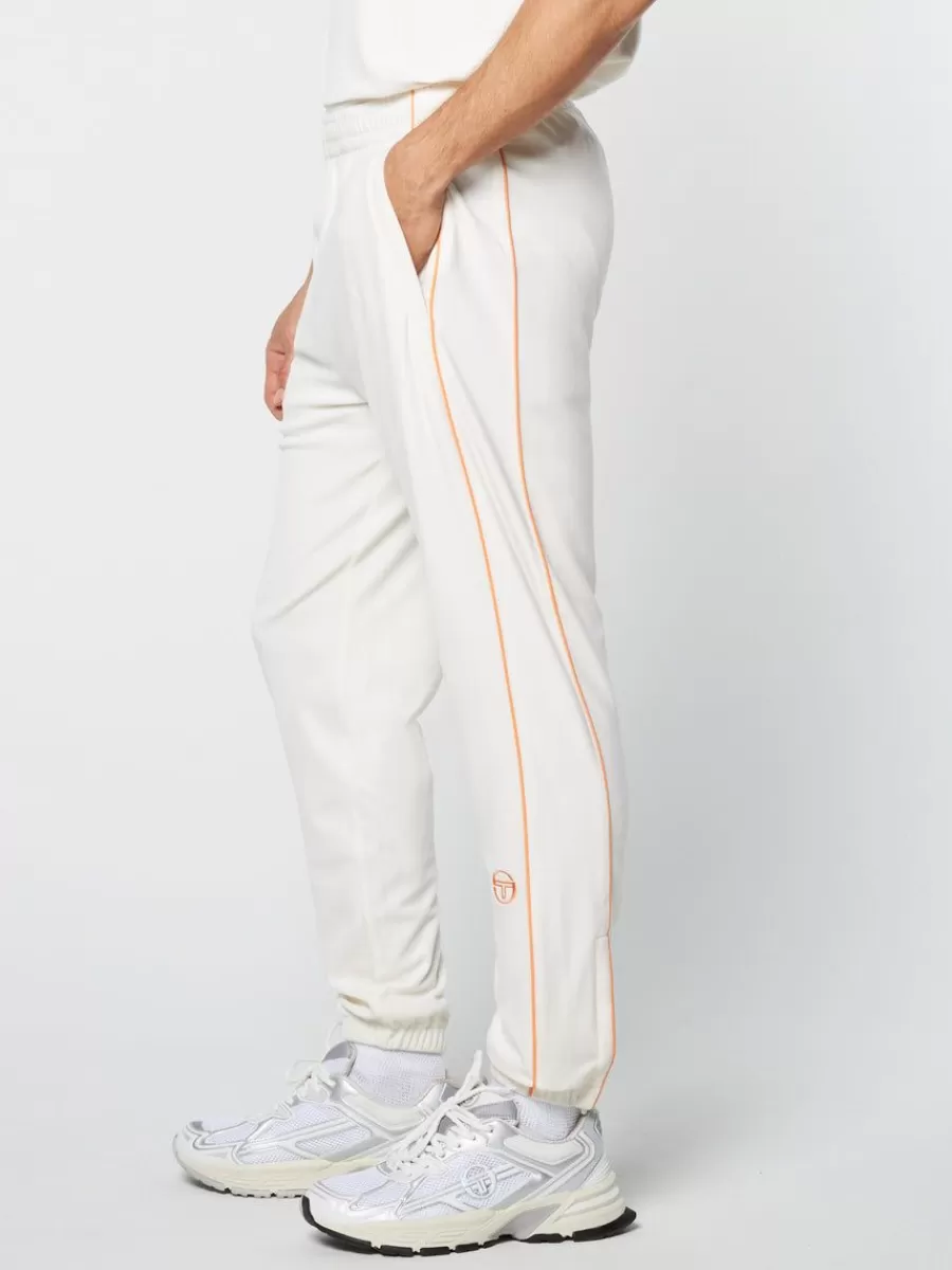 View All>Sergio Tacchini Lioni Velour Track Pant Archivio- Gardenia